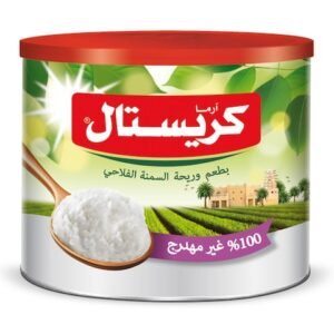 سمنة كريستال ١.٥كيلو بيضا